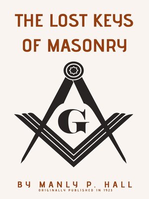 cover image of The Lost Keys of Masonry